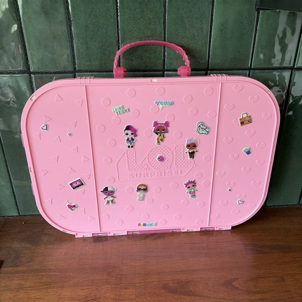 LOL Surprise Doll Lot Mixed Dolls Pet Accessories Pink Storage Case See Pics